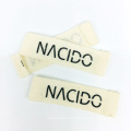 Wholesale Custom Clothes Brand Logo Printed Cotton Fabric Cloth Care Size Label Tag for Clothing